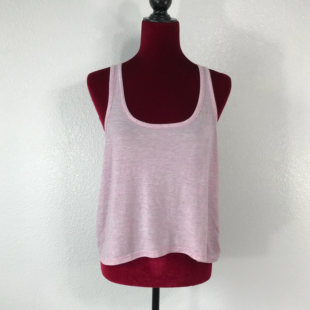 Women’s XL high low tank top pink